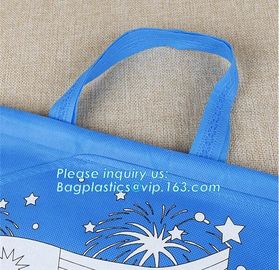 Factory Promotional Custom Logo printedPromotional custom metallic laminated non woven bag, fabric reusable shopping bag supplier