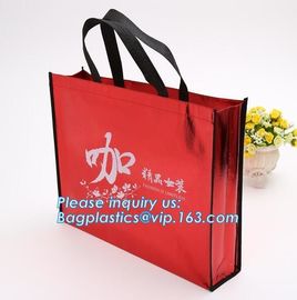 Customized printing recycled promotional shopping tote lamination pp non woven bag, Popular Items Printing Shopping Plas supplier