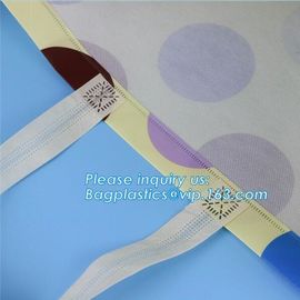 Wholesale Reusable Tote Shopping non woven bags in dubai, Fashion Laser Non Woven Bag with Customized Printing Metallic supplier