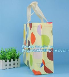 Wholesale Reusable Tote Shopping non woven bags in dubai, Fashion Laser Non Woven Bag with Customized Printing Metallic supplier