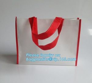 Promotional custom fabric reusable shopping bag metallic laminated non woven bag, Machine Made Heat Seal Eco Friendly No supplier