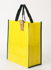 Wholesale high promotion laminated recyclable advertising logo pp printing grocery custom tote shopping non woven bag supplier
