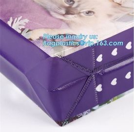 Custom Promotional shopping tote fabric polypropylene laminated pp non woven bag, Wholesale high promotion laminated rec supplier