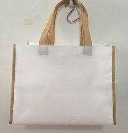 Promotional custom metallic laminated non woven bag, fabric reusable shopping bag, OEM Production Hot Sale Non Woven Bag supplier