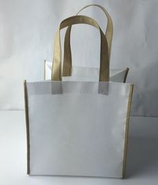 Promotional custom metallic laminated non woven bag, fabric reusable shopping bag, OEM Production Hot Sale Non Woven Bag supplier