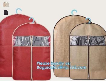 pp woven garment cover, non woven garment bags, suit bags, suit cover, dust cover, non woven zipper clothes bags, clothe supplier