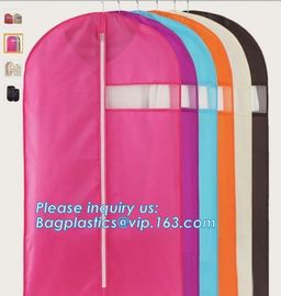 pp woven garment cover, non woven garment bags, suit bags, suit cover, dust cover, non woven zipper clothes bags, clothe supplier