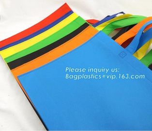 Factory Promotional Custom Logo printed Non Woven Bag， Fashional hot sale reusable tnt tnt laminated non woven bag, pak, supplier