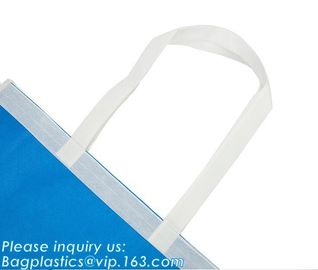 New product factory custom OEM free sample Shopping bag two sides PU printing non woven bag grocery non woven bag with l supplier