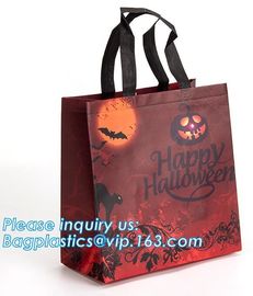 Halloween All Hallow holidays promotional Factory Price High Quality Laminated PP non woven bag laminated, bagplastics supplier