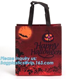 Halloween All Hallow holidays promotional Factory Price High Quality Laminated PP non woven bag laminated, bagplastics supplier