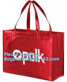 eco friendly non woven bag, Zip Lock Laminated PP non woven bag, Factory cheap promotion nonwoven shopping tote bag blan supplier