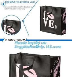 customized promotional laminated gift shopping tote polypropylene pp non woven bag, Promotional New Fashion Tote Non Wov supplier