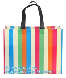 Eco friendly custom slogan laminated pp non woven bag with private logo, Home textile packaging non woven bag for bed sh supplier