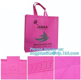 Environmental Promotional Shopping Bags Eco Gift Tote Non Woven Bag, heat seal die cut handle ultrasonic non woven bag supplier