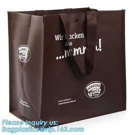 Promotional Recyclable Non Woven Bag, hot sealed non woven bag, cheap logo printed non woven shopping bag, bagplastics supplier