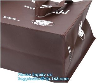 Promotional Recyclable Non Woven Bag, hot sealed non woven bag, cheap logo printed non woven shopping bag, bagplastics supplier