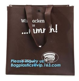Promotional Recyclable Non Woven Bag, hot sealed non woven bag, cheap logo printed non woven shopping bag, bagplastics supplier