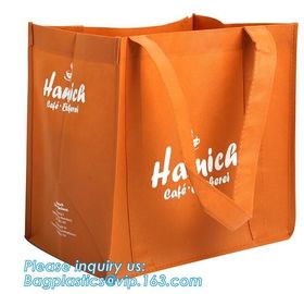 Promotional Recyclable Non Woven Bag, hot sealed non woven bag, cheap logo printed non woven shopping bag, bagplastics supplier