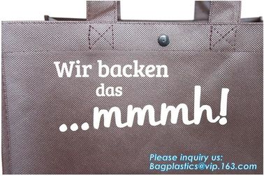 Laminated black pp non woven bag,matt lamination non woven tote bag, Wholesale Promotional High Quality Non Woven Bags supplier