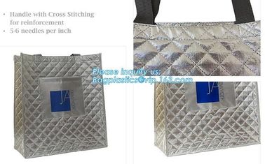 Promotional custom printing shopping tote bag PP laminated foldable handle non woven bag, promotional shopping nylon non supplier