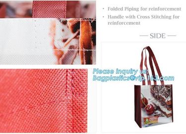 Shopping printing fabric insulated foldable bag, custom pp non woven bag tote bag, Wholesale Clothe Storage Non Woven Ba supplier