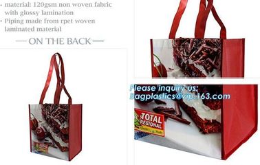 Shopping printing fabric insulated foldable bag, custom pp non woven bag tote bag, Wholesale Clothe Storage Non Woven Ba supplier