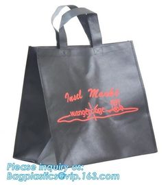 Promotional custom LOGO printed gift Laminated PP Non Woven Bag， Promotion china laminated insulated non woven bag folda supplier