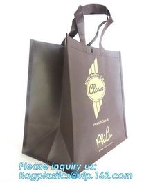 Various Style Folding Nonwoven Handle Shopping Bags Non Woven Bag， Elegant non woven bags non woven gifts packaging bags supplier