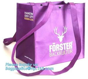 Cheap price recyclable p-p grocery tote shopping non woven bags, Promotional Custom LOGO Printed Gift Tote Shopping Non supplier