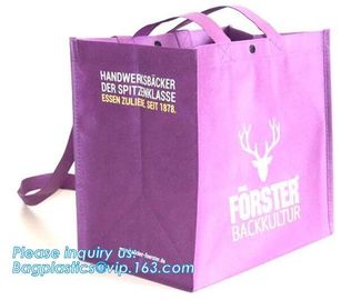 Cheap price recyclable p-p grocery tote shopping non woven bags, Promotional Custom LOGO Printed Gift Tote Shopping Non supplier