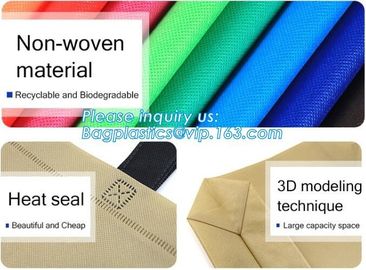 Top Sales Polypropylene non woven bag wholesale, New design fashion style colorful open top non woven bag, bagplastics supplier