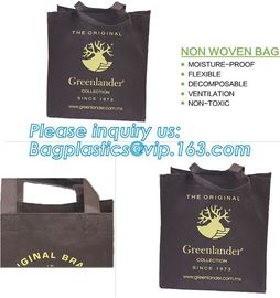 Logo printing OEM non woven bag with screen print, Reusable non woven polypropylene bag pp non woven bag, company, llc supplier