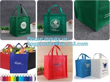 High Quality Custom Printing Recyclable Laminated PP Non Woven Bag, Customized LOGO print recycled foldable non woven ba supplier