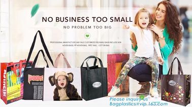 Printed Cotton Casual Tote Canvas Non Woven Bag, OEM customize logo hot sales non woven Bag, Custom Printed Cheap Shoppi supplier