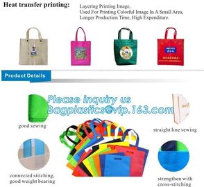 Durable customized printing supermarket shopping promotional non woven bag, Full color printing non woven bag made by 80 supplier