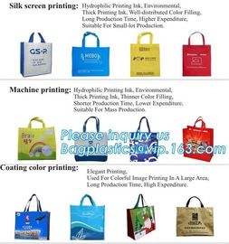 Durable customized printing supermarket shopping promotional non woven bag, Full color printing non woven bag made by 80 supplier