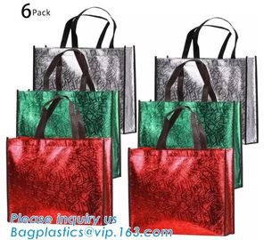 Custom collapsible reusable folding non woven bag murah shopping bags, Recycelable non woven bag carry shopping bag supplier