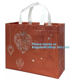 Factory Price High Quality Laminated PP Non Woven Bag, wholesale customized print logo non woven bags with string for sh supplier