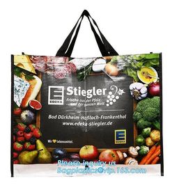 Cheap Price Custom Printed Eco Friendly Shopping Non Woven Bag, recycled custom printing grocery tote shopping pp non wo supplier