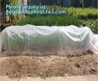 pp material woven fabric in tubular roll with black colour for agricultural mulch film, Biodegradable pp spunbond nonwov supplier