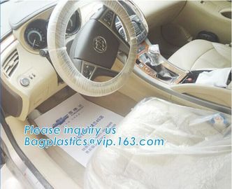 Dustproof protective disposable non woven 16 inch covers 14 inch steering wheel cover, Print Logo Non Woven Car Steering supplier