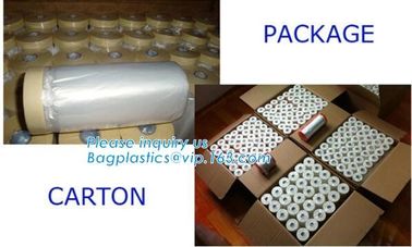 blue pre-tape masking film, environmental protection auto paint pre-tape masking film, plastic Taped masking film wit supplier