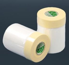 auto paint pre-tape hand-masker pre-folded transparent masking, masking film with masking pre-taped cloth taped maskin supplier