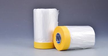 outdoor paper masking film, rice paper taped masking film, auto used pre-taped masking film, indoor masking film, cloth supplier