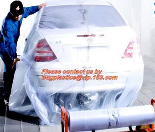 Plastic drop sheet/cloth(fastmask masking film),Disposable car cover,5 in 1 auto clean kits(Disposable seat cover, steer supplier