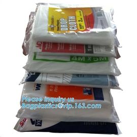 drop cloth for painttable 4m*12.5m,high or low density clothpainters pe plastic drop cloth,polyethylene drop sheet, PACK supplier