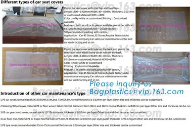 car seat cover/FABRIC seat cover/non-woven car seat cover,Auto Repair Disposable Plastic Car Seat Cover Suppliers and Ma supplier