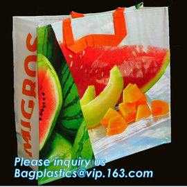 Eco Friendly Shopping Folding Non Woven PP Bag,Waterproof Bulk Laminated Tote Bag/ Shopping Bag/PP Woven Bag with pack supplier