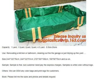 SKIP BAGS, DUMPSTER SKIP BAGS, Construction waste skip bag FIBC garbage dumpster PP bulk bag, Eco friendly garbage dumps supplier